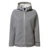 Craghoppers Women's Amelie Hoodie Blue Navy Stripe