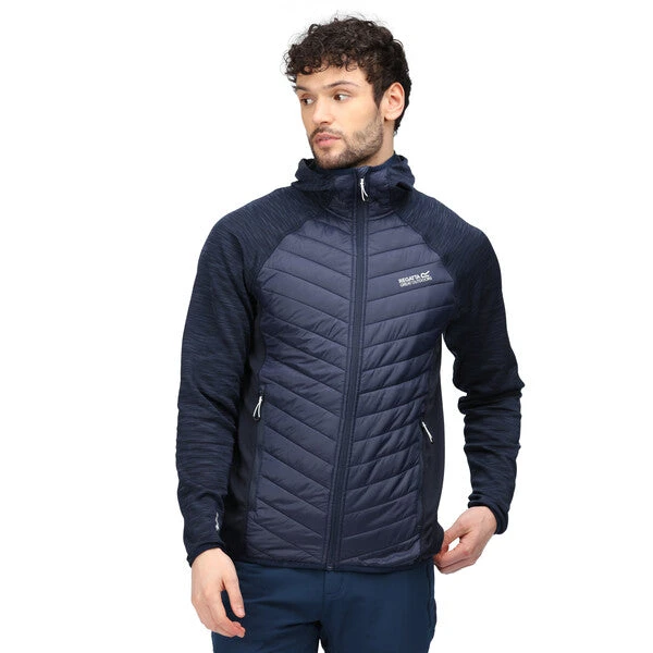 Regatta Men's Andreson VI Hybrid Insulated Jacket | Navy Marl White - Image 2