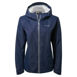Craghoppers Women's Atlas Waterproof Shell Jacket Navy RRP £85 CWW1158