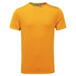 Craghoppers Men's Atmos Short Sleeved T-Shirt Magma Orange