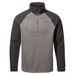 Craghoppers Men's Barker Half-Zip Fleece Quarry Grey Marl CMA1288 RRP £40