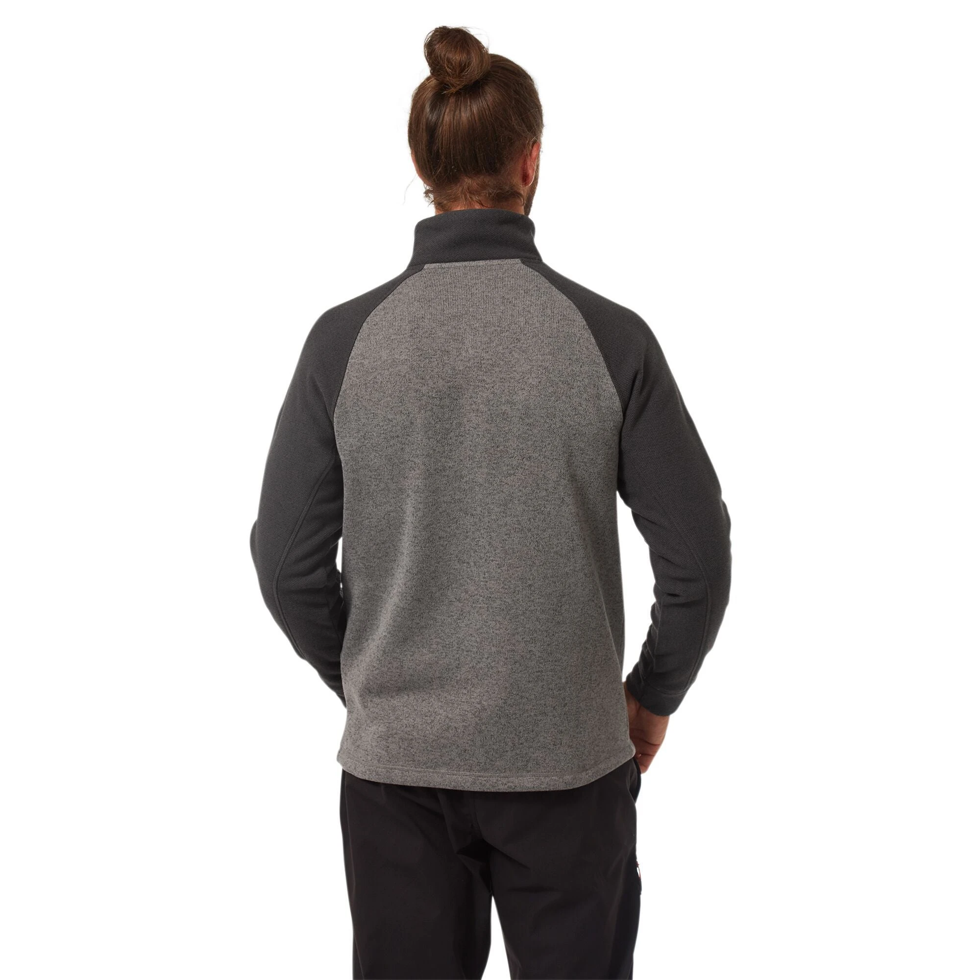 Craghoppers Men's Barker Half-Zip Fleece Quarry Grey Marl CMA1288 RRP £40 - Image 3