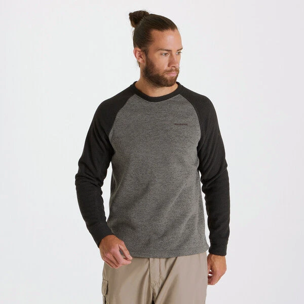 Craghoppers Men's Barker Jumper | Quarry Grey Marl - Image 2