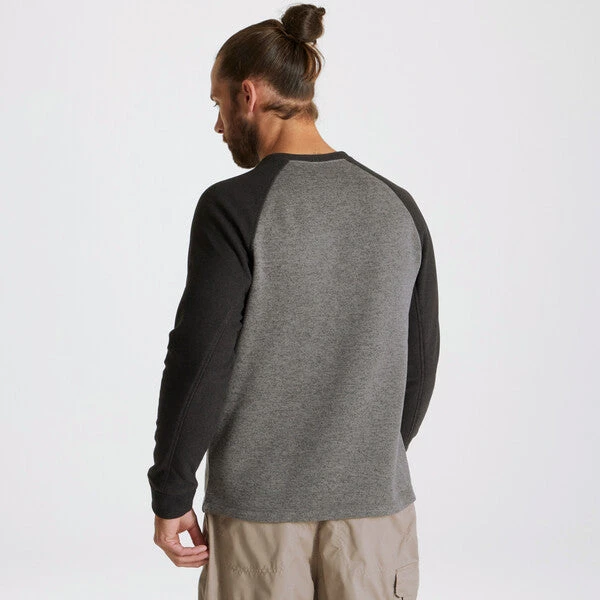 Craghoppers Men's Barker Jumper | Quarry Grey Marl - Image 3
