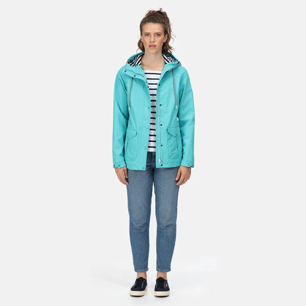 Regatta Women's Bayarma Lightweight Waterproof Jacket Turquoise - Image 2