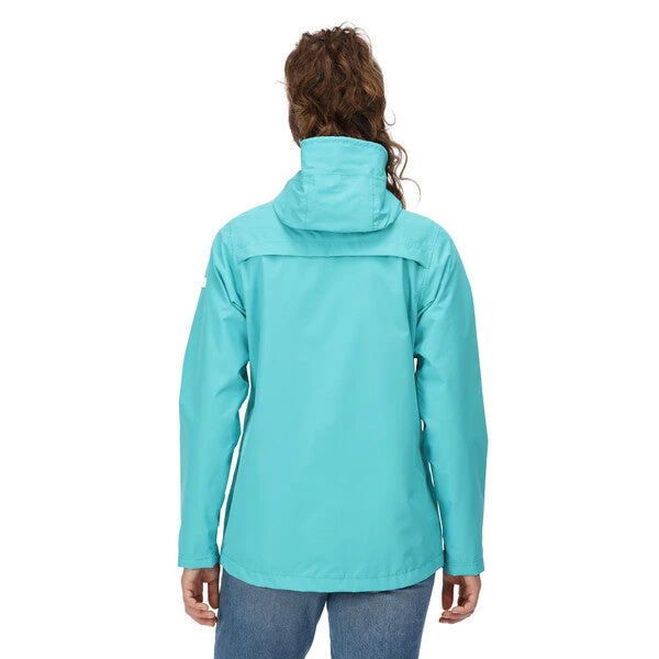 Regatta Women's Bayarma Lightweight Waterproof Jacket Turquoise - Image 3