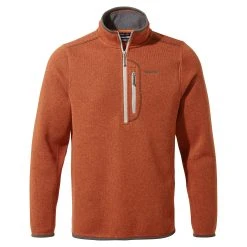 Craghoppers Men's Bronto Half Zip Marmalade CMA1285 RRP £45