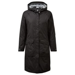 Craghoppers Women's Caithness Long Winter Jacket Black RRP £125