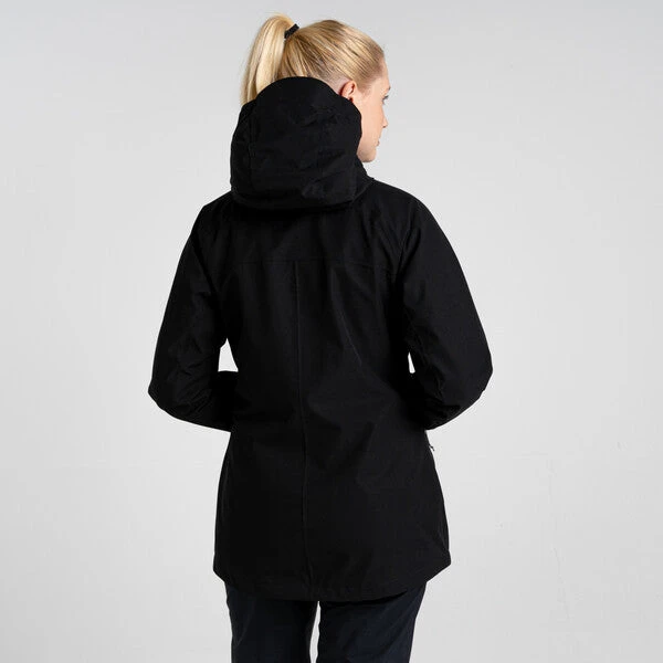 Craghoppers Women's Waterproof Caldbeck Jacket | Black - Image 3