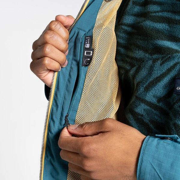 Craghoppers Men's Canyon Waterproof Jacket Scramento Green CUW020 - Image 3