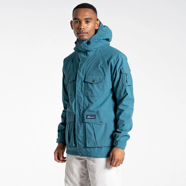 Craghoppers Men's Canyon Waterproof Jacket Scramento Green CUW020 - Image 2
