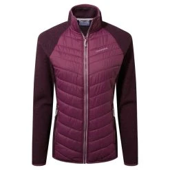 Craghoppers Women's Cary Hybrid Jacket Blackcurrant RRP £90