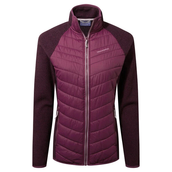Craghoppers Women's Cary Hybrid Jacket Blackcurrant RRP £90