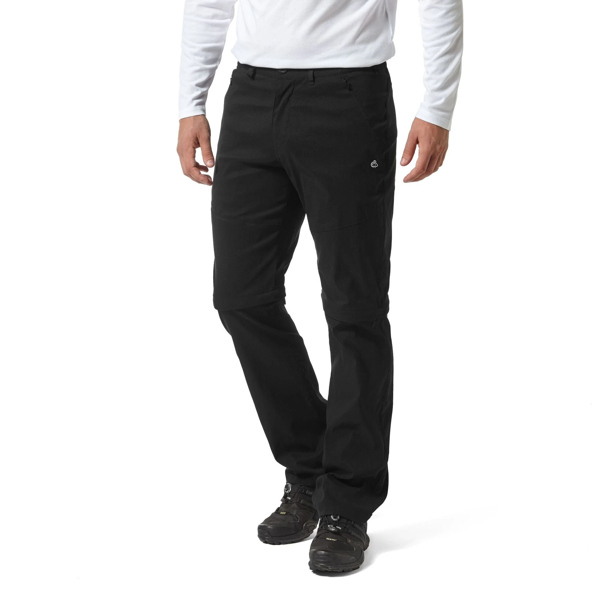 Craghoppers Men's Kiwi Pro II Convertible Trousers Black CMJ495 - Image 2