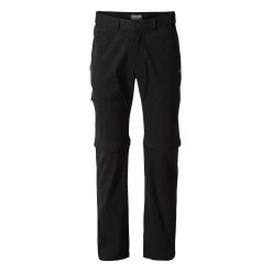 Craghoppers Men's Kiwi Pro II Convertible Trousers Black CMJ495