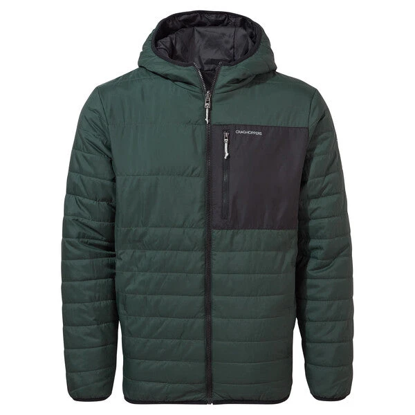 Craghoppers Men's CompressLite VI Hooded Jacket Spruce Green
