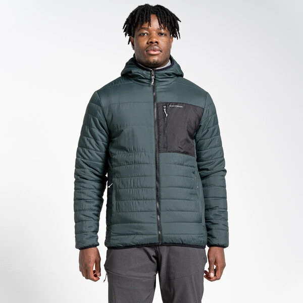 Craghoppers Men's CompressLite VI Hooded Jacket Spruce Green - Image 2