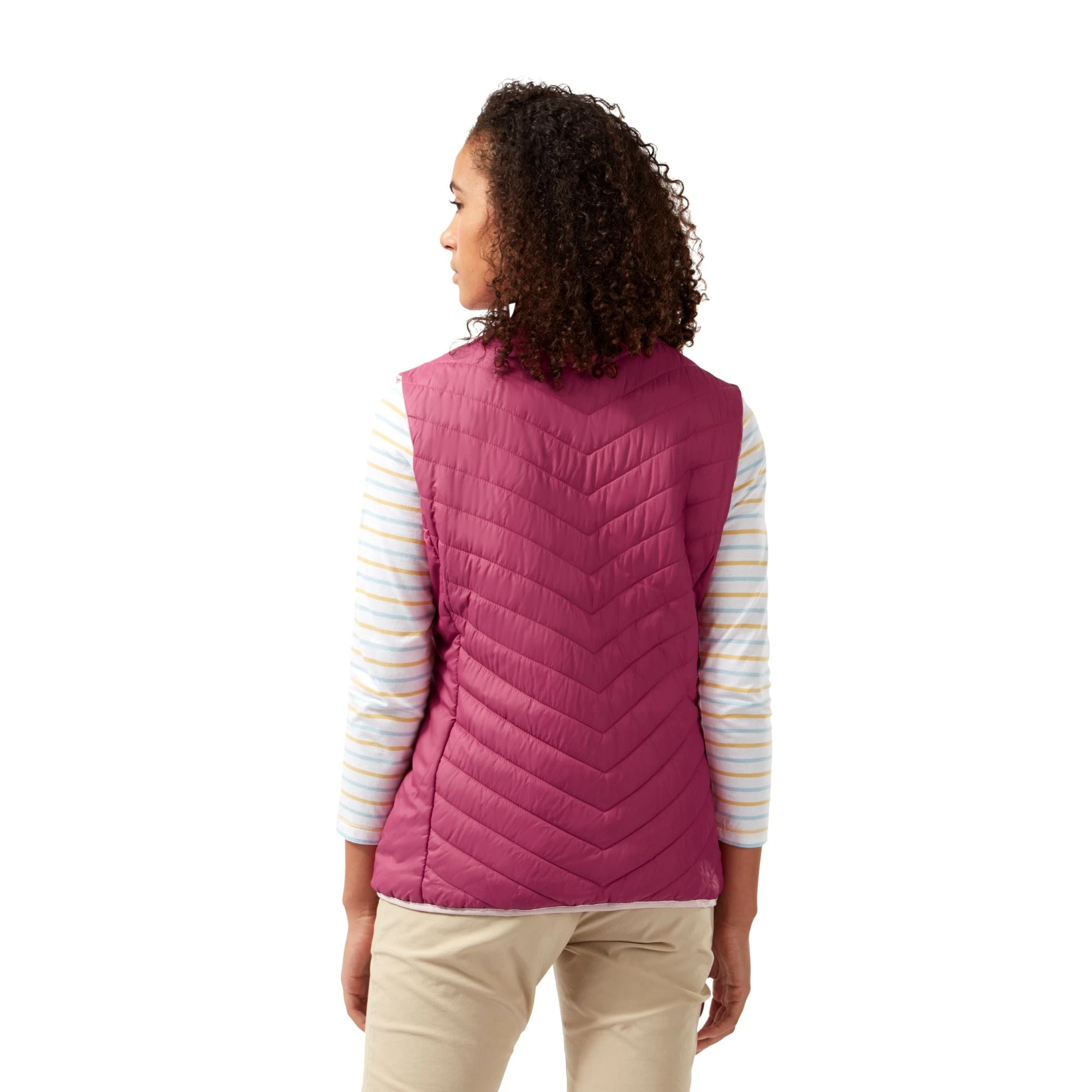 Craghoppers Women's Compresslite Reversible Vest Raspberry CWB848 RRP £55 - Image 3