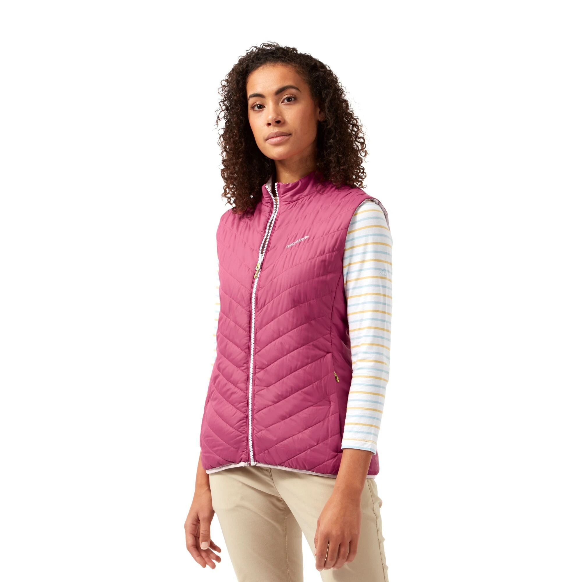 Craghoppers Women's Compresslite Reversible Vest Raspberry CWB848 RRP £55 - Image 2