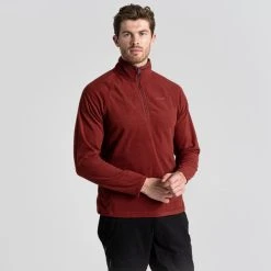 Craghoppers Men's Corey Half-Zip Fleece Mahogany