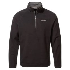 Craghoppers Men's Corey VI Half-Zip Fleece Black RRP £40 CMA1287