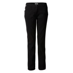 Craghoppers Women's Kiwi Pro II Winter Lined Walking Trousers Black CWJ1221