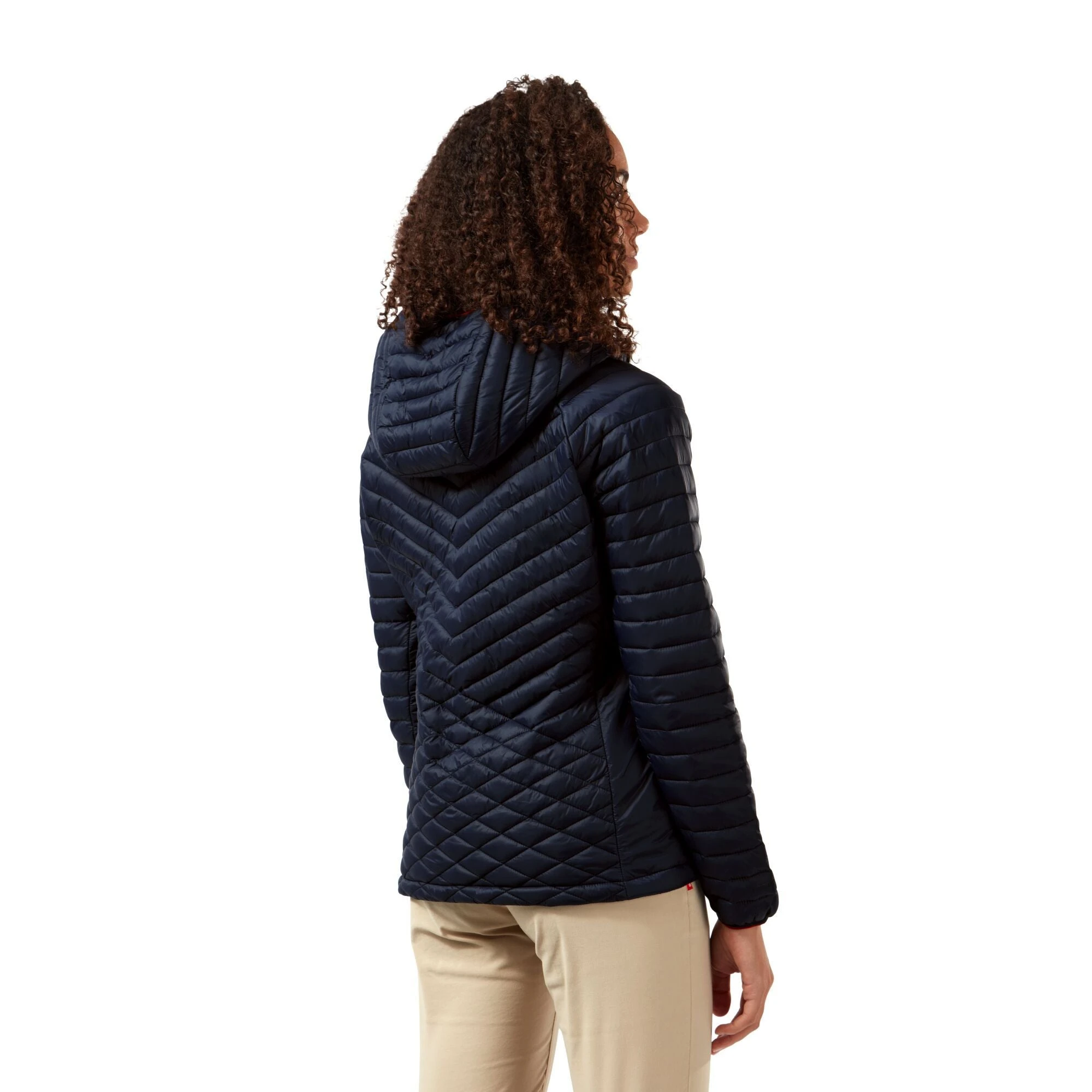 Craghoppers Women's Expolite Hooded Jacket Navy CWN260 - Image 3