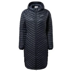 Craghoppers Women's Expolite Long Down-Like Jacket Navy CWN268 RRP £140