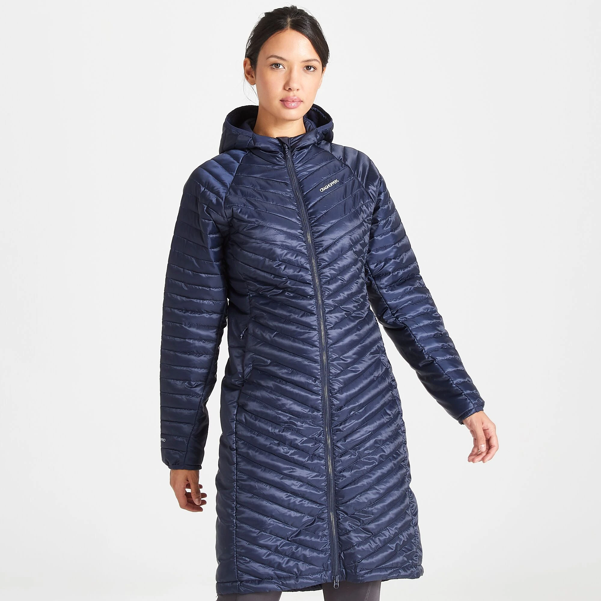Craghoppers Women's Expolite Long Down-Like Jacket Navy CWN268 RRP £140 - Image 3