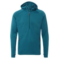 Craghoppers Men's Dynamic Hooded Half Zip Top Winter Lagoon Marl CMT962