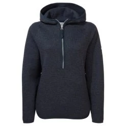 Craghoppers Women's Elena Hooded Half Zip Blue Navy Marl