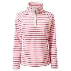 Craghoppers Women's Ella Overhead Fleece Seasalt / Orchid Flower Stripe