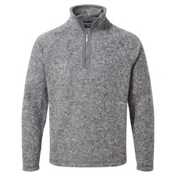 Craghoppers Men's Elliot Half Zip Fleece Grey Marl