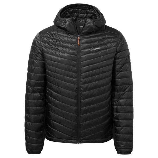Craghoppers Men's ExpoLite Insulated Hooded Jacket | Black CMN279