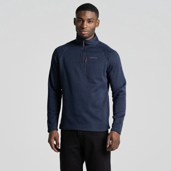 Craghoppers Men's Grindell Half Zip Fleece | Blue Navy - Image 2