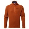 Craghoppers Men's Grindell Half Zip Fleece | Potters Clay