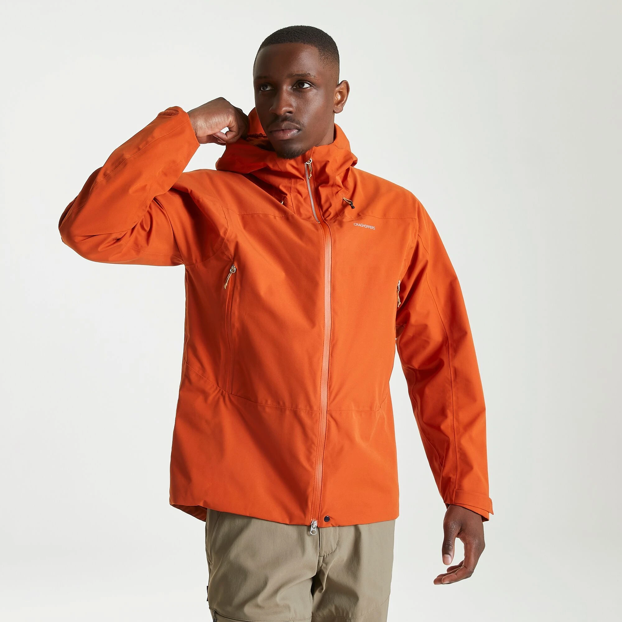 Craghoppers Men's Gryffin Waterproof Jacket Potters Clay CMW790 RRP £100 - Image 2