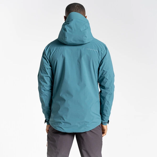 Craghoppers Men's Gryffin Waterproof Jacket Sacramento Green CMW790 - Image 3
