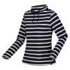 Regatta Women's Hensley Hoodie Navy White Stripe