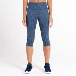 Dare2B Dare 2b Women's Influential II 3/4 Length Leggings Moonlight Denim