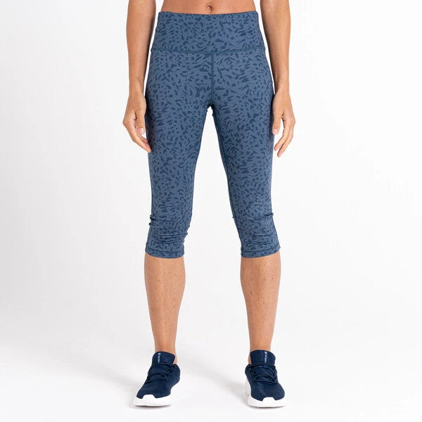 Dare2B Dare 2b Women's Influential II 3/4 Length Leggings Moonlight Denim