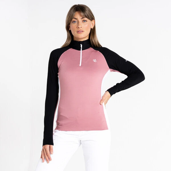 Dare2B Dare 2b Women's Involved II Stretch Midlayer | Mesa Rose Black - Image 2