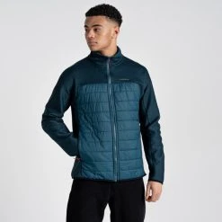 Craghoppers Men's Kennett Hybrid Jacket Dark Aegean Blue