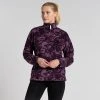 Craghoppers Women's Lani Half Zip Fleece | Damson Print