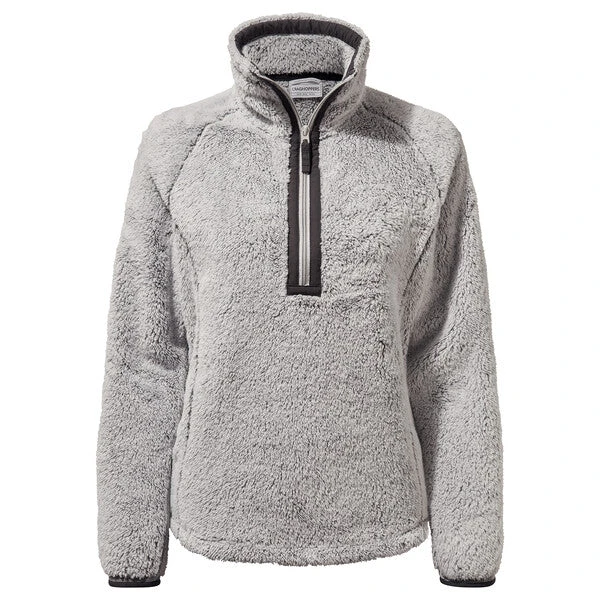 Craghoppers Women's Lochinver Cosy Half Zip Dove Grey RRP £45