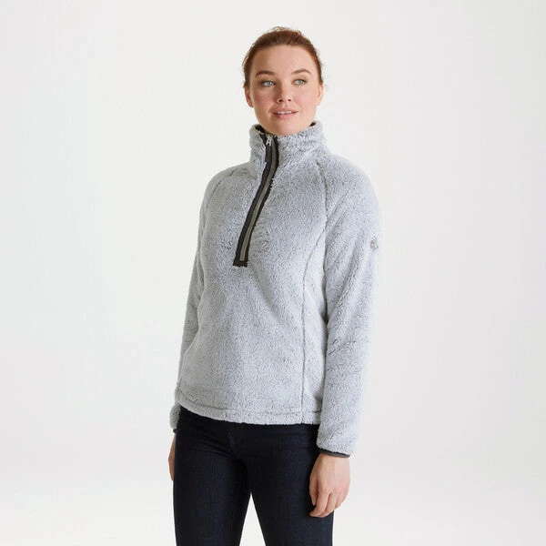 Craghoppers Women's Lochinver Cosy Half Zip Dove Grey RRP £45 - Image 2