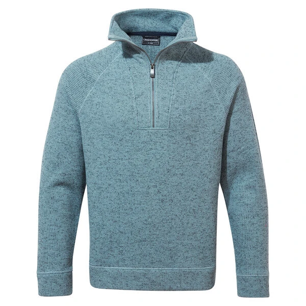 Craghoppers Men's Logan Half Zip Fleece | Kyanite Blue