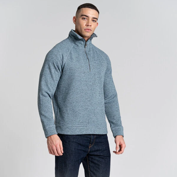 Craghoppers Men's Logan Half Zip Fleece | Kyanite Blue - Image 2