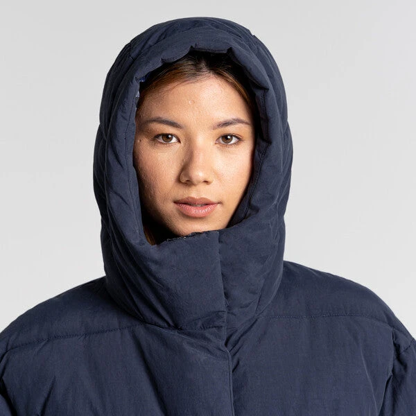 Craghoppers Women's Madora Insulated Hooded Jacket | Blue Navy - Image 5