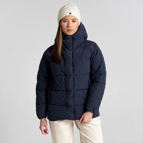 Craghoppers Women's Madora Insulated Hooded Jacket | Blue Navy - Image 2